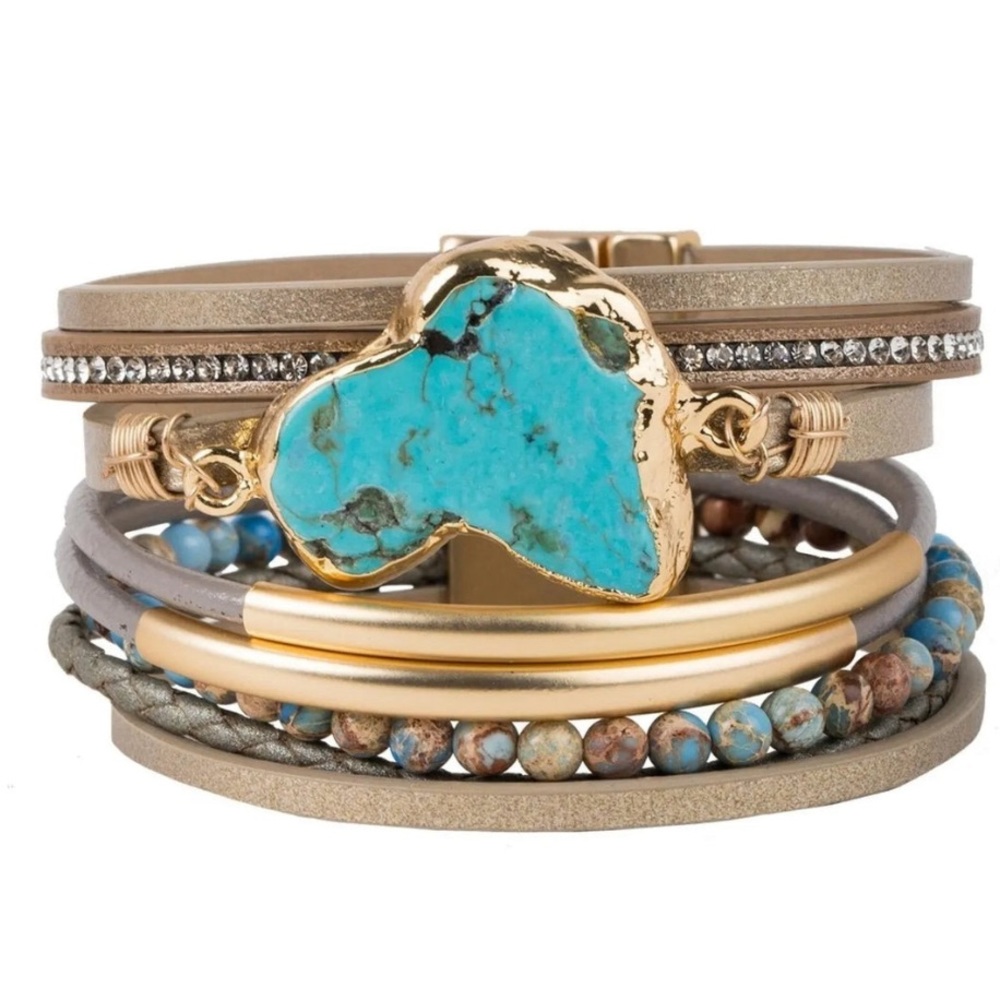 Saachi Soraya Turquoise Bracelet